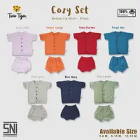 在飛比找蝦皮購物優惠-Cozy SET Short Suit TWIN TIGER