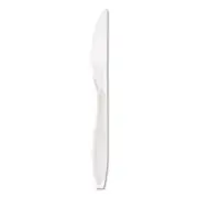 SOLO Cup Company Impress Heavyweight Full-Length Polystyrene Cutlery, Knife, Whi