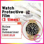 ROLEX 勞力士 NEW SUBMARINER  新潛航者保護膜 126618LN (3 次) / 防刮污貼紙膜