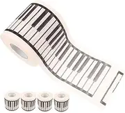 5 Roll Pack Piano Printing Toilet Paper Rolls Elegant Decorative Present Set