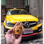 【波賽頓精品手工皮件】BENZ C系列 賓士 汽車鑰匙包 皮套 手工 訂做 訂製 客製化 生日禮物 父親節禮物 情人節