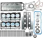 INGKAN 5.7L Engine Cylinder Head Gasket Kit w/Bolts Fits for Chrysler Aspen, Dodge Durango/Ram 1500/ Ram 2500/ Ram 3500, Ram 1500 2500 3500 5.7L V8 OHV OE HS26423PT