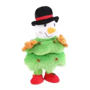 New Electric Dancing Singing Plush Toy Snowman for Kids Christmas Gift