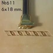 Brass Leather Crafting Stamp Custom Engraving Tool Unique DIY Design #611