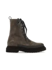 Brunello Cucinelli Suede Ankle Boots With Decorative Buckle