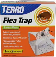 TERRO Indoor Electric Flea Trap Lures Flea, White