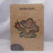 G+D Puzzles for Adults - Dragon Wooden Puzzle - Unique Colorful Wooden Jigsaw...