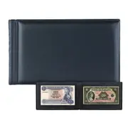 Paper Money Collection Album 20 Page Notes Banknote Protector Book Holder