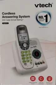 VTech CS6124 DECT 6.0 Cordless Phone with Answering System and Caller ID/Call Wa