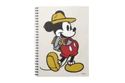 Mickey Mouse Outdoors Notebook (Black/Yellow) (A5)