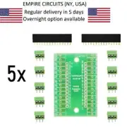 5x Nano Terminal Adapter for Arduino Nano V3.0 AVR ATMEGA328P-AU Module Board