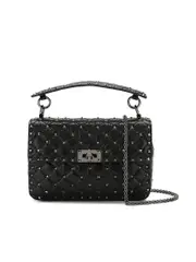 Valentino Garavani Medium Nappa Rockstud Spike Shoulder Bag