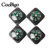 5X Watch Strap Mini Oil Filled Compass Button Paracord Camping Survival Kits