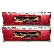 G.Skill Ripjaws 4 16GB (2x 8GB) DDR4 2400MHz Memory Red F4 F4-2400C15D-16GRR