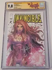 INVINCIBLE #2 ATOM EVE CGC 9.8 SS TYLER KIRKHAM SIGNED WHATNOT EDITION