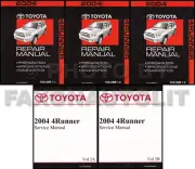 NEW 2004 Toyota 4Runner Repair Manual Set Shop Service Books 4 Runner OEM SR5