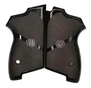 NEW CS9 Root SMITH &WESSON Acrylic Gun Grip SET BLACK &white GRIPS Engraved Nice