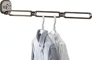 Suction Cup Folding Clothes Drying Rack | 360 Degree Rotation Folding Laundry Hanger | Suction Cup Clothing Hanger, Wall Mounted Drying Rack For Wardrobes