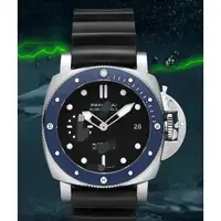 在飛比找蝦皮購物優惠-新款男士手錶藍色陶瓷圈42mm 男女同款手錶