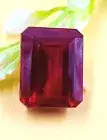 Top Quality Emerald Cut 14 Ct IGL Natural Mozambique Red Ruby Loose Gemstone KKD