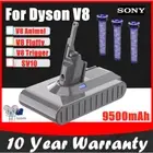 10000mAh Sony Battery For Dyson V8 SV10 Absolute Animal Motorhead HEPA & Filters