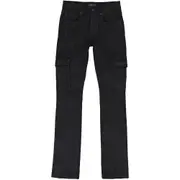 [Purple Brand] Purple Brand P004 Resin Cargo Flare "Black" Jeans 30 US BLACK