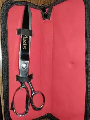Tailor scissors 10' inch White color Handle polish