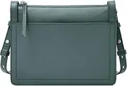 [FOSSIL] Women's Blue Leather Taryn Crossbody Bag