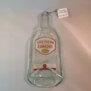 Melted flat fused Southern Comfort Liquor Bottle