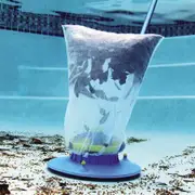 Pool Cleaning Tool Suction Head with Mesh Bag Swimming Pool Vacuum Cleaner Swimming Portable Outdoor Elements Pool Suction Head