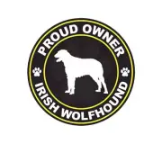 Proud Owner Irish Wolfhound Sticker