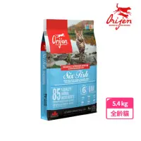 在飛比找momo購物網優惠-【Orijen】六種鮮魚貓無榖配方 5.4kg(*全齡貓 貓