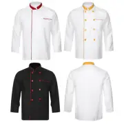 Men‘s Shirt Apparel Tops Cooking Coat Food Service Chef Jacket Working Costume