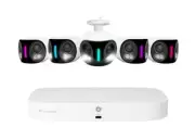 Lorex Fusion NVR with H20 Halo Series 5 IP Dual Lens Cameras - 4K 16-Channel 2TB