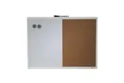 Quartet 58x43cm Magnetic Combination White Board Cork Memo Note Wall Mountable