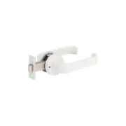 Zanda 165mm White Streamline Passage Set With 1131 Latch DDA Compliant