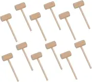 CATIEBYE 15Pcs Mini Solid Crab Mallets Lightweight Seafood Cake Hammer for Family Dinners Seafood Parties and Fun