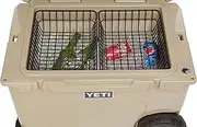 2-Pack Cooler Basket for YETI Tundra Haul, Double Cooler Rack for Double Storage, Dry-Goods Basket for YETI Wheeled Coolers (Cooler NOT Included)