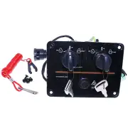 6K1-82570-12-00 Dual Key Switch Control Panel For Yamaha 115 300HP Outboard