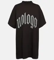 [Balenciaga] Balenciaga Printed cotton jersey T-shirt AU 12 black