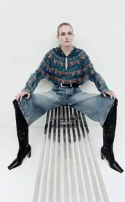 [Khaite] Marfa Over-The-Knee Leather Boots