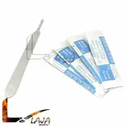 Scalpel Handle # 3 with 20 Pc 15# Blades Surgical Instruments Stainless Steel
