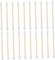 ELAYARD 500pcs Double Ended Cotton Swabs for Ear Cleaning and Makeup Soft Cotton Buds with Wooden Sticks Versatile and Reusable Ear Sticks Comfortable