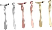 PACKOVE 6pcs Beauty Scoop Eye Cream Applicator Portable Makeup Spoon Massage Bar Shape Design for Daily Skin Care Easy to Clean Prevents Cream Contamination