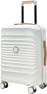 [XIQUMOPAX] Lightweight Hard - Shell Luggage with Lock, One Color, White