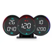 GPS Gauge Car Digital Head Up Display Speedometer KM/H Compass Overspeed Alarm (for: Honda Civic)