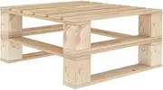 Garden Pallet Table Wood - Durable Wooden Outdoor Patio Dining Table 60x61.5x30.4 cm, Solid Pinewood Construction for Backyard, Extendable Folding Surface, Perfect for Indoor & Outdoor Use