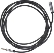 Audio Extension Cable Digital Audio Headphone Cord Extender Extension Auxiliary Aux Cord Headphone Cable Male Ear Extender Wired 3.5mm Male to Female Black Copper Wire