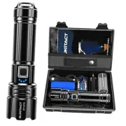 Flashlights High Lumens, Rechargeable Flashlight Led 990000 Lumen navy blue