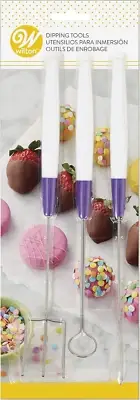 Candy Melts Dipping Tools 3 Piece Set,Silver